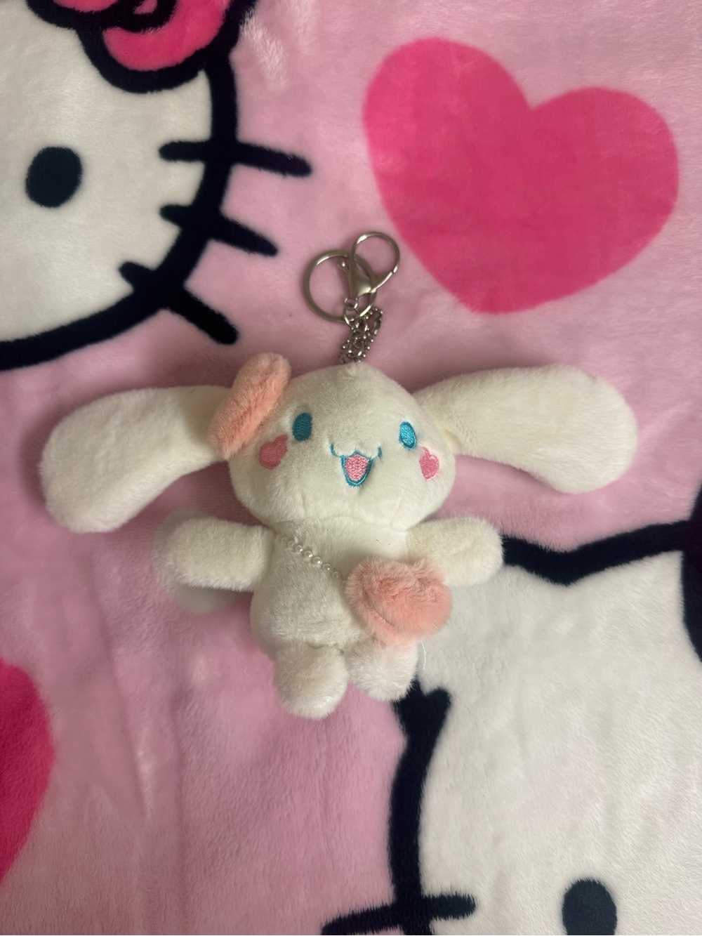 cinnamoroll plush keychain 🍼💞